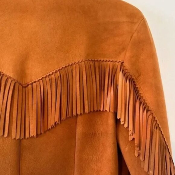 Vintage Western Fringe jacket DOEN for  BOHO exposure - Picture 9 of 10